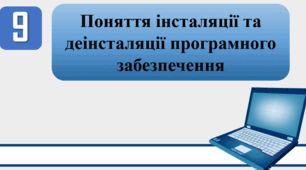 Інструктаж з БЖД. Поняття інсталяції та деінсталяції програмного забезпечення.