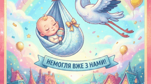 Вітальний постер «З Днем народження!»