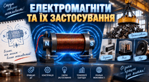 Електромагніти та їх застосування. ФІЗИКИ  9 КЛАС  Бар’яхтар В. Г., Божинова Ф. Я., Довгий С. О.