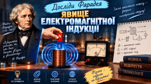 Досліди Фарадея. Явище електромагнітної індукції. ФІЗИКИ  9 КЛАС  Бар’яхтар В. Г., Божинова Ф. Я., Довгий С. О.