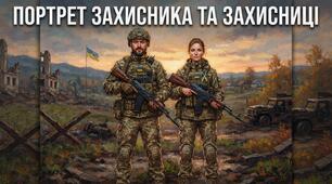 Портрет захисника та захисниці