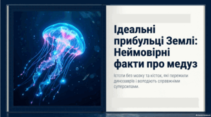 3 листопада Всесвітній день медузи. Вічне цвітіння: посібник із біології та практичного застосування медуз