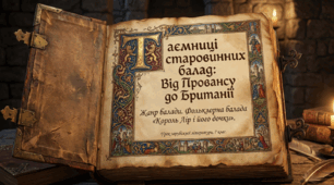 Презентація «Таємниці старовинних балад: Від Провансу до Британії» (Жанр балади. Фольклорна балада „Король Лір і його дочки“)