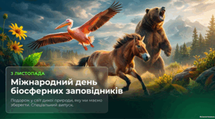 3 листопада Міжнародний день біосферних заповідників. Біосферні заповідники України та світу: спадщина, екологія, війна