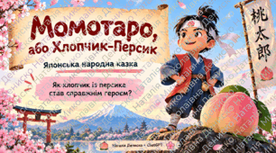 "Момотаро, або Хлопчик-Персик". Презентація для 5 класу