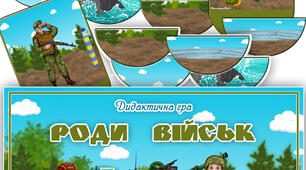 Дидактична гра "Роди військ"