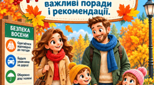 Папка-пересувка""Безпека дітей восени"