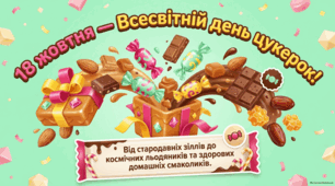 18 жовтня Всесвітній день цукерок. Світ цукерок: історія, рекорди та традиції солодкого свята