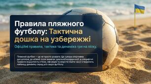 Презентація на тему "Правила пляжного футболу"