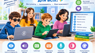 Особливості   роботи з цифровими технологіями,    створених для користувачів з особливими потребами, зокрема осіб з   інвалідністю. Налаштування інтерфейсу програмних засобів з метою покращення   інклюзивності та доступності