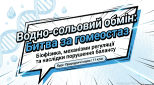 Природничі науки. 11 клас. Матеріали до уроку: Водно-сольовий обмін. Причини та наслідки порушення водно-сольового обміну.