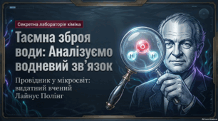 Формування навичок аналізувати інформацію щодо водневого зв’язку (Секретна лабораторія хіміка: Таємна зброя води. Аналізуємо водневий зв'язок (Інтерактивна детективна презентація для 9 класу)
