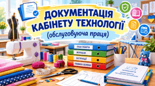 Документація кабінету технології (обслуговуюча праця)