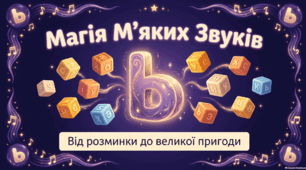 Пригода із знаком м'якшення. Абзац