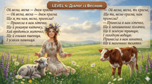 «Календарно-обрядові пісні. Веснянки (гаївки, гагілки)» Презентація