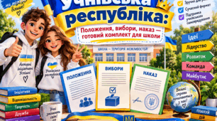 «Учнівська республіка: Положення, вибори, наказ — готовий комплект для школи»