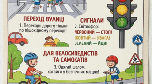 Постер у класичному стилі "Правила  дорожнього руху "
