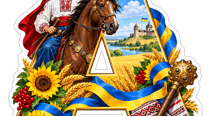 «Український алфавіт і цифри у козацькому стилі»