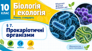Прокаріотичні організми. Презентація, інфографіка, робочий аркуш