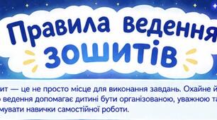 📝Коротко про головне в правилах ведення зошитів✍🏼