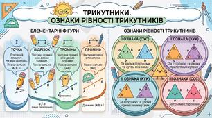 Трикутники. Ознаки рівності трикутників