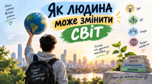 Як людина може змінити світ  «Громадянська освіта»  9 клас
