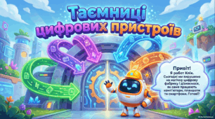 Організація роботи цифрового пристрою (введення, збереження, опрацювання, збереження або виведення даних) - Презентація з інформатики 4 клас НУШ