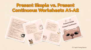 Present Simple vs Present Continuous: вправи з відповідями A1-A2
