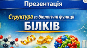 Презентація 📝Структура та біологічні функції білків. 9 кл НУШ Тагліна
