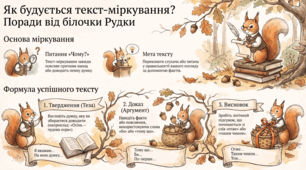 Картка-підказка до теми " Текст-міркування"