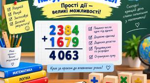 УРОК 1. Додавання натуральних чисел