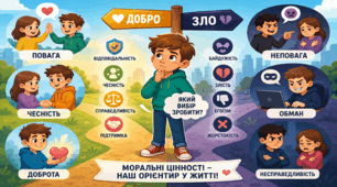 Моральні основи поведінки в суспільстві. Добро і зло. Повага. Відповідальність. Чесність. Справедливість. Як ухвалювати етичні рішення