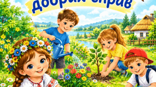 Оповідання «Літо добрих справ» (+ робочий аркуш та розмальовка)