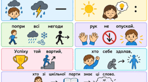 🌟 «Шлях до успіху» — візуальна підтримка для вивчення вірша