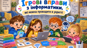 Інформатика для занять в укритті для молодшої школи, прави з інформатики для проведення в укритті, ігри з інформатики для проведення в укритті