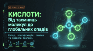 Презентація "Кислоти" 9 клас НУШ