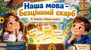 Наша мова — безцінний скарб. А. Коваль «Наша мова». Науково-художнє оповідання.