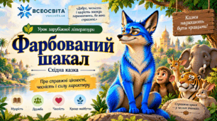 Презентація до уроку зарубіжної літератури у 5 класі «Індійська народна казка “Фарбований шакал”»