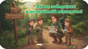 Як не заблукати в незнайомій місцевості 