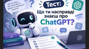 Тестування на загальну тему: Що ти насправді знаєш про ChatGPT?