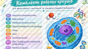 Методичні картки та робочі аркуші до теми 1: "Хімічний склад клітини" (9 клас) за підручником П. Балана   (+ КЛЮЧІ та завдання PISA)