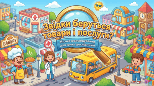 Звідки беруться товари у магазинах і послуги в місті