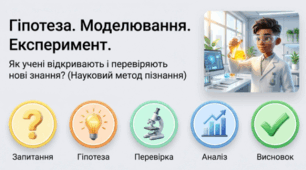 Презентація "Гіпотеза. Моделювання. Експеримент. Науковий метод пізнання" 5 кл НУШ