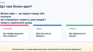 Презентація. Шукаємо бізнес-ідею. Створюємо бізнес-команду 9 клас