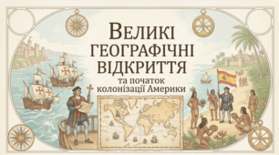 8 клас НУШ Презентація  §9 Великі географічні відкриття та початок колонізації Америки