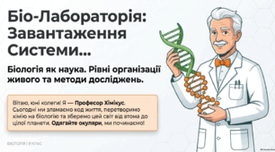 Біологія як наука. Рівні організації живого та методи досліджень (Мультимедійна презентація для 9 класу)