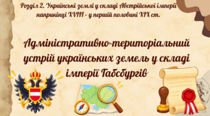 Адміністративно-територіальний устрій українських земель у складі імперії Габсбургів