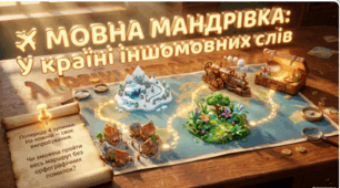 Подорож "Написання м'якого знака у словах іншомовного походження"