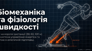 Презентація «Біомеханіка та фізіологія швидкості. Біг на короткі дистанції»