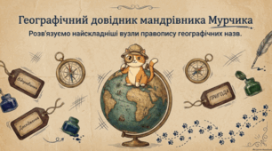 🐱🌍 Складні випадки написання географічних назв. Українська мова 📚✨